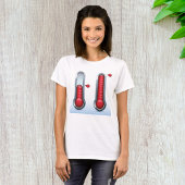 Twee thermometers t-shirt