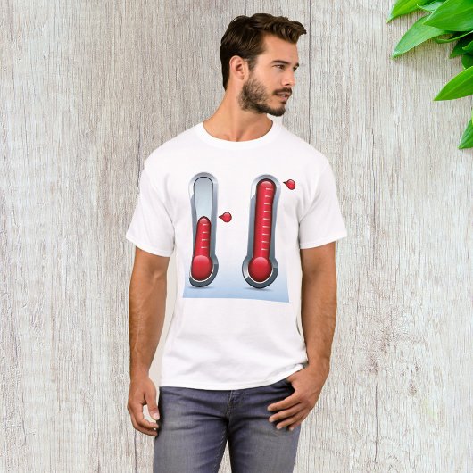 Twee thermometers t-shirt