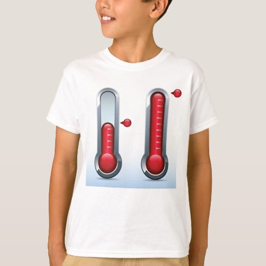 Twee thermometers t-shirt (Voorkant)