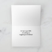 Twee Tibetaanse terriërs in Santa Hat Kaart (Binnen)