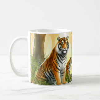 Twee tigers koffiemok