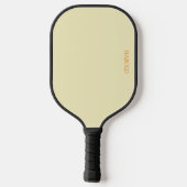 Twee Tinten Beige Pickleball Paddle (Achterkant)