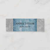 Twee Tinten Grunge Textuur Mini Visitekaartje (Voorkant)