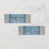 Twee Tinten Grunge Textuur Mini Visitekaartje (Voorkant / Achterkant)