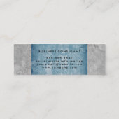 Twee Tinten Grunge Textuur Mini Visitekaartje (Achterkant)