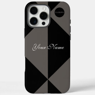 Twee Tinten Modern Grafisch in Elke Kleur HAMbyWG iPhone 16 Pro Max Hoesje