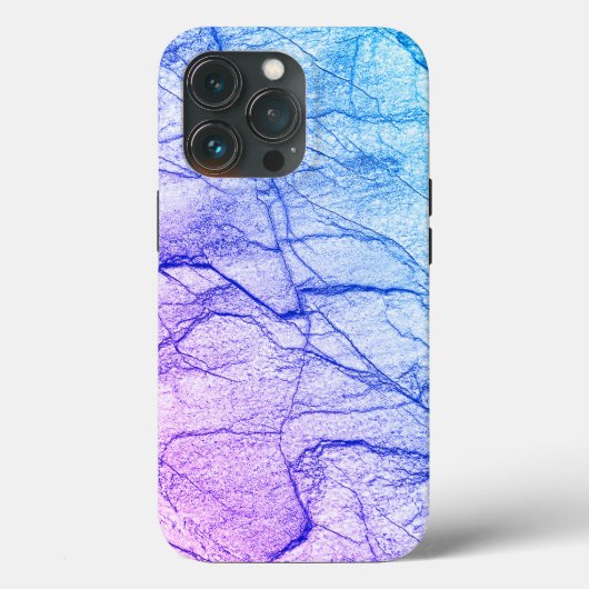 Twee Tinten Paarse Marmer Uiterlijk Case-Mate iPhone Case (Achterkant)
