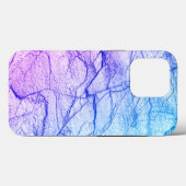 Twee Tinten Paarse Marmer Uiterlijk Case-Mate iPhone Case (Achterkant (horizontaal))