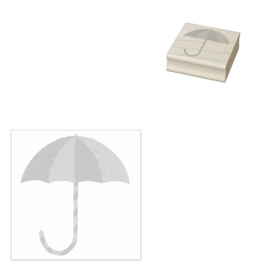 Twee tinten paraplu stempels voor stempelen (Gestempeld)