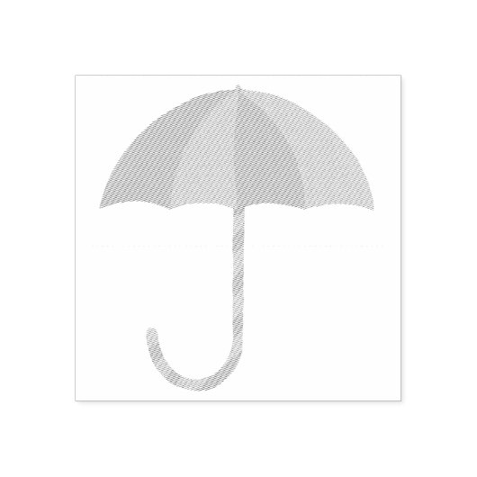 Twee tinten paraplu stempels voor stempelen (Afrduk)