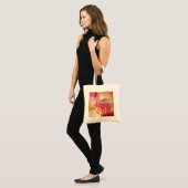 Twee Tinten Roze Bruiloft Tote Bag (Voorkant (model))