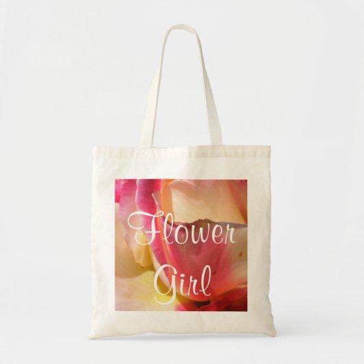 Twee Tinten Roze Bruiloft Tote Bag (Voorkant)