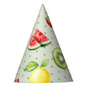 Twee-tit frutti meisje verjaardagsfeestje feesthoedjes (Voorkant)