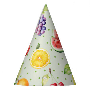Twee-tit frutti meisje verjaardagsfeestje feesthoedjes