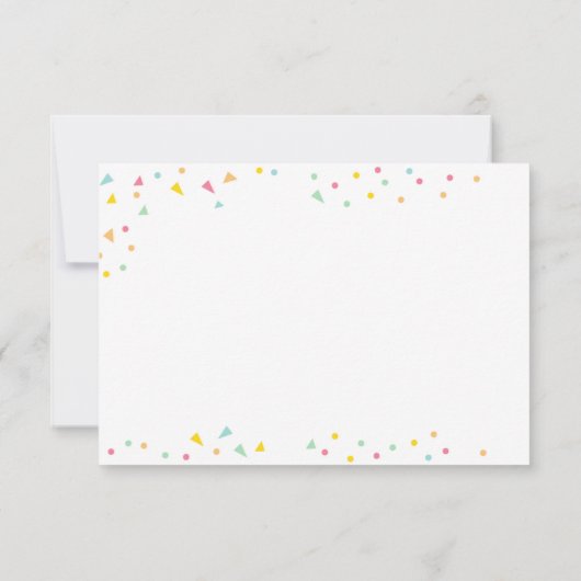 Twee-tit Frutti Tutti Fruitig Verjaardag Fruit Zom Kaart (Achterkant)