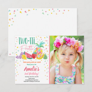 Twee-tit Frutti Tutti Fruitig Verjaardag Fruit Zom Kaart