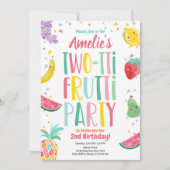 Twee-tit Frutti Tutti Fruitig Verjaardag Fruit Zom Kaart (Voorkant)