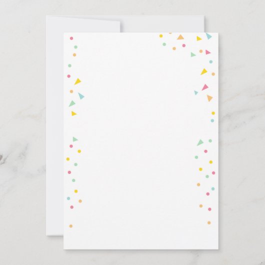 Twee-tit Frutti Tutti Fruitig Verjaardag Fruit Zom Kaart (Achterkant)