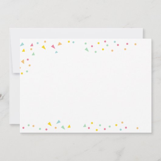 Twee-tit Frutti Tutti Fruitig Verjaardag Fruit Zom Kaart (Achterkant)