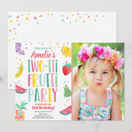 Twee-tit Frutti Tutti Fruitig Verjaardag Fruit Zom Kaart