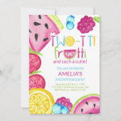 TWEE-tit Frutti Zo'n schattige zomer fruit Verjaar Kaart (Voorkant)