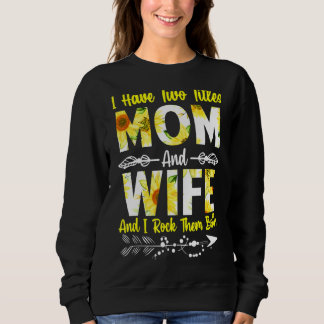 Twee titels mam en vrouw beste vrouw Moederdag Sun Trui