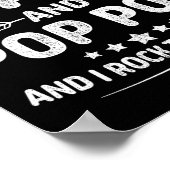 Twee titels vader Pop Pop voor opa vaders dag of Poster (Hoek)