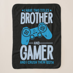 Twee titels verpletteren Broer en Gamer Sherpa Deken