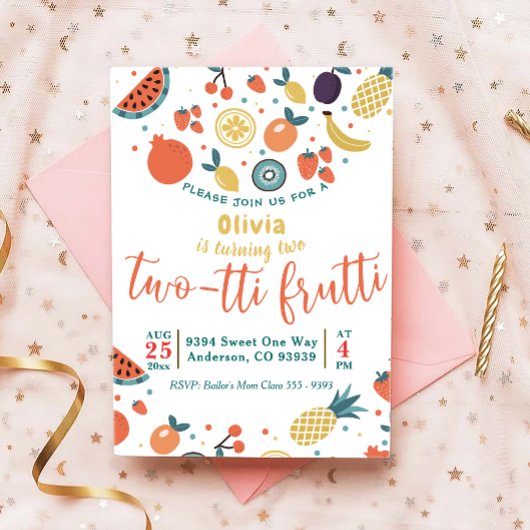 TWEE-titi Fruitti | Uitnodiging voor de tweede ver
