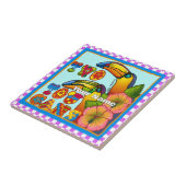 Twee Toekans Tegeltje (Zijkant)