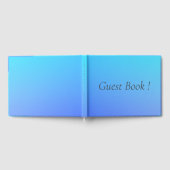Twee Tone Blue Color Combination Gastenboek (Volledig)