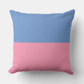 Twee Tone Blue- en Roze Neursery Cushion Kussen (Voorkant)