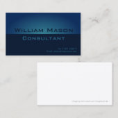 Twee Tone Blue Gradient, Professional Visitekaartj Visitekaartje (Voorkant / Achterkant)