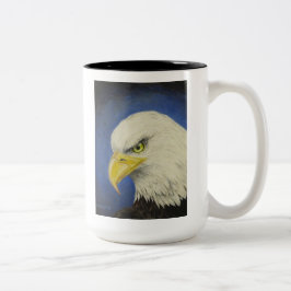 Twee Tone Eagle Coffee-Mok door Gregg's Deep Color Tweekleurige Koffiemok