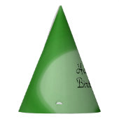 Twee Tone Emerald Swirl Birthday Feesthoedjes (Links)
