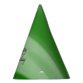 Twee Tone Emerald Swirl Birthday Feesthoedjes (Rechts)