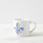 Twee Tone Fleur-de-Lis Espresso Kop (Rechts)