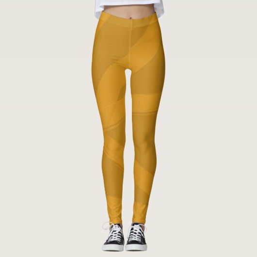 Twee Tone-geel Leggings (Voorkant)