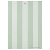 Twee Tone Green Stripe, #1 vrijwilliger met naam Klembord (Achterkant)