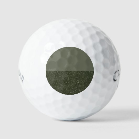 Twee-Tone Groene Golfbal Ontwerp – Golfballen (Voorkant)