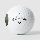 Twee-Tone Groene Golfbal Ontwerp – Golfballen (Logo)