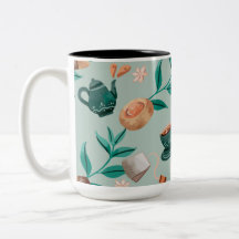 Twee-tone koffiemok ontwerp 