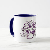 Twee Tone Merry-kerstMok Mok (Voorkant links)