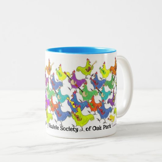 Twee Tone MOK Free Range Ukulele Society (Voorkant rechts)