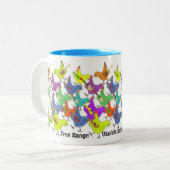 Twee Tone MOK Free Range Ukulele Society (Voorkant links)