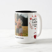 Twee-Tone Mok – Gepersonaliseerde 15 oz Gift (Voorkant rechts)