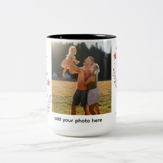 Twee-Tone Mok – Gepersonaliseerde 15 oz Gift (Center)