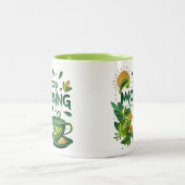 Twee-Tone Mok pop van kleur aan uw ochtendkoffie (Center)