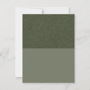 Twee-Tone Mosgroene Dunne Magnetische Kaart – Aanp Uitnodiging