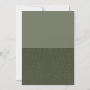 Twee-Tone Mosgroene Dunne Magnetische Kaart – Aanp Uitnodiging